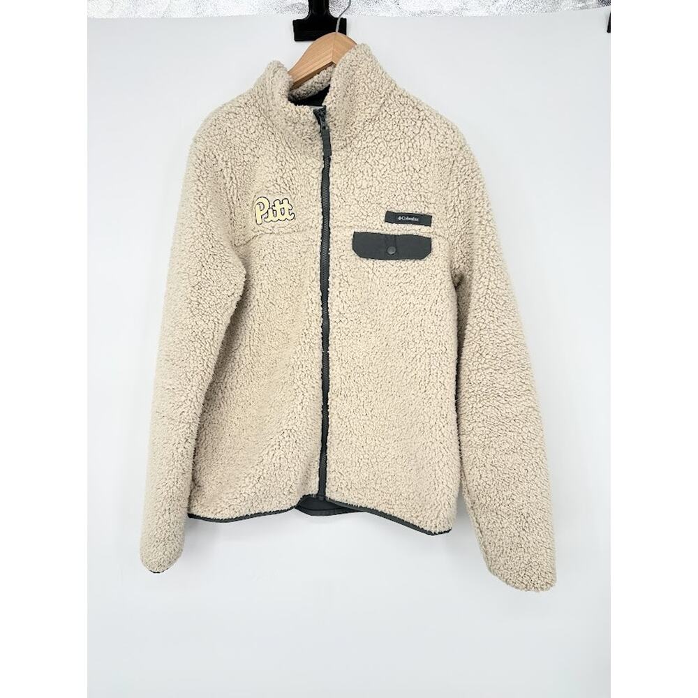 Pitt Panthers Columbia Women's Mountain Side Sherpa Fleece Full-Zip Jacket Large